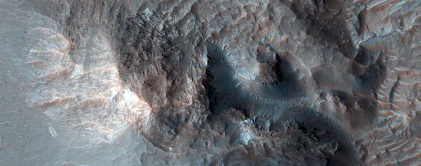 Central Structure of An Impact Crater