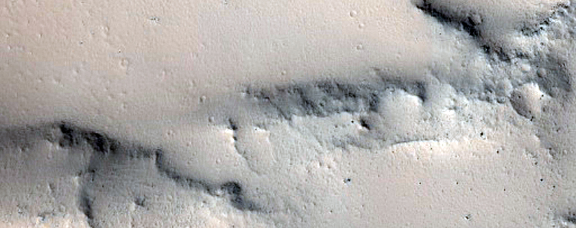 Crater on the Flank of Ascraeus Mons