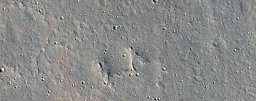Bright Zone Seen in CTX Image