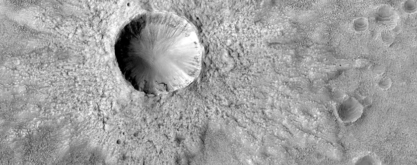 Pedestal Crater