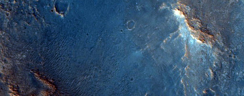 Centrale structuren van de Zuni krater