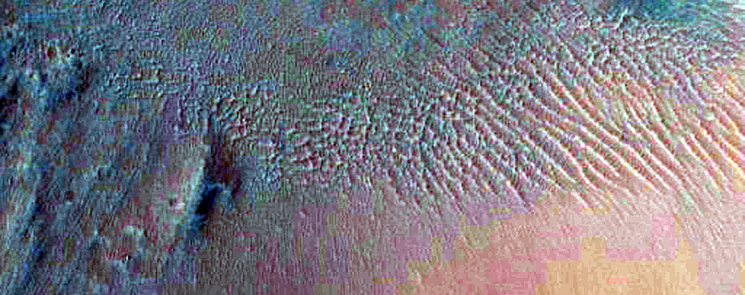 Crater in Ariadnes Colles