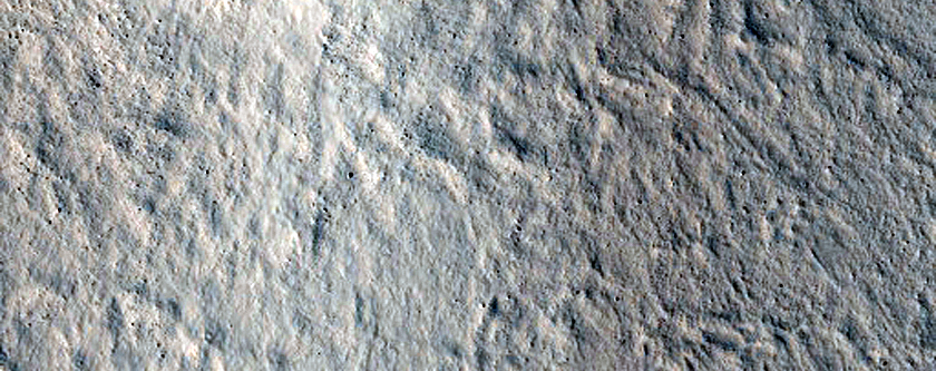Night IR-Bright Crater