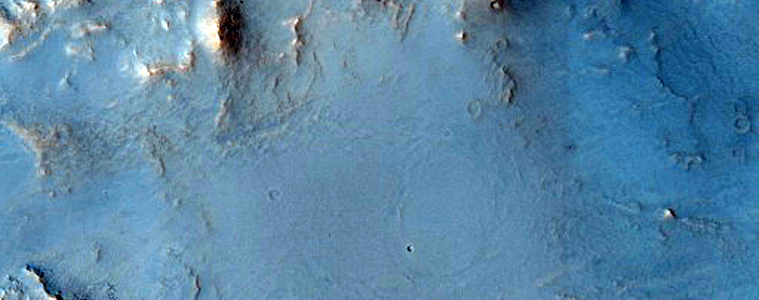 Well-Preserved Impact Crater in Claritas Fossae Region