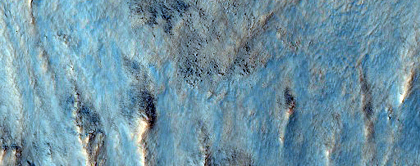 Monitor Slope of Impact Crater in Icaria Planum
