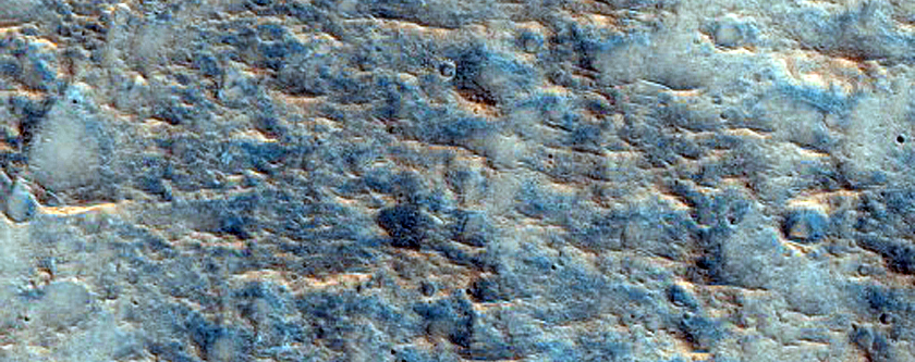 Possible Olivine Deposit in Libya Montes