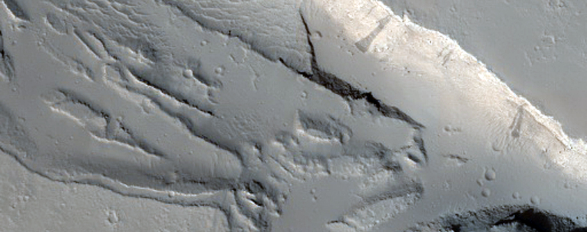 Lava Vent in Tharsis Region