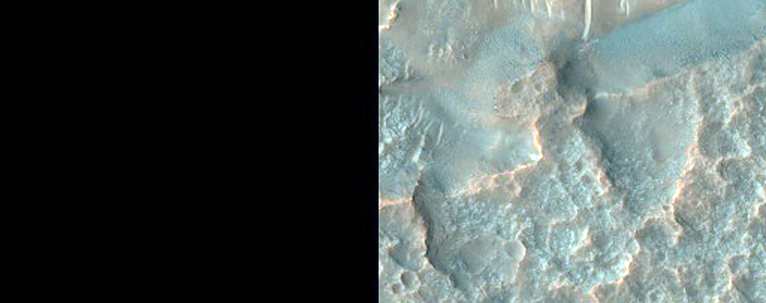 Layers on Crater Floor in Terra Sabaea