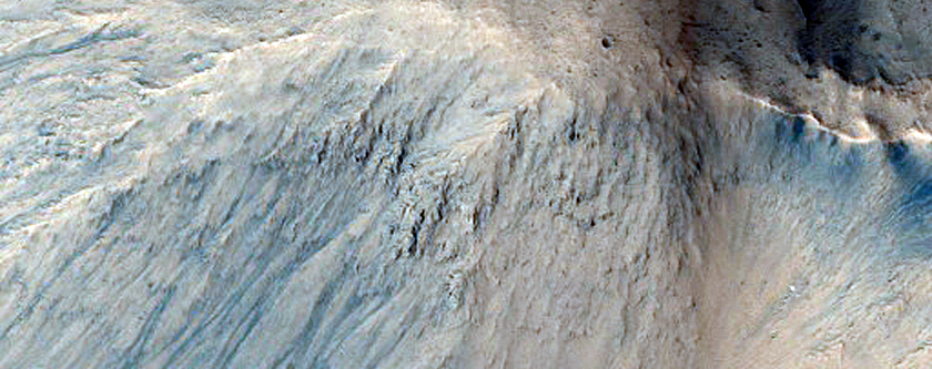 Steep Slopes in Eastern Candor Chasma