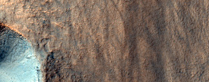 Small Crater in Hellas Region