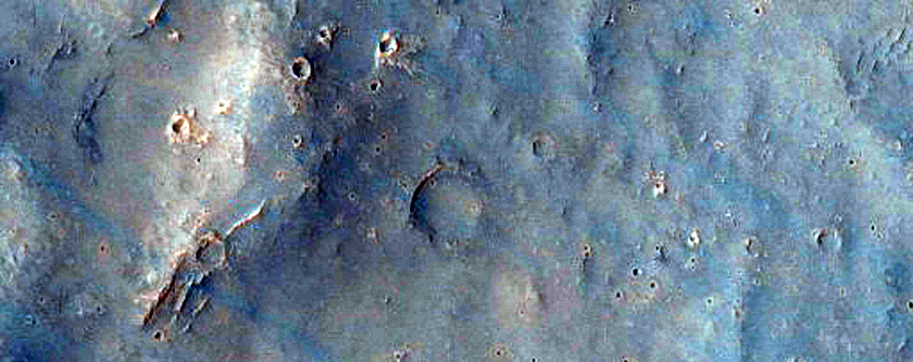Memnonia Fossae Region Crater