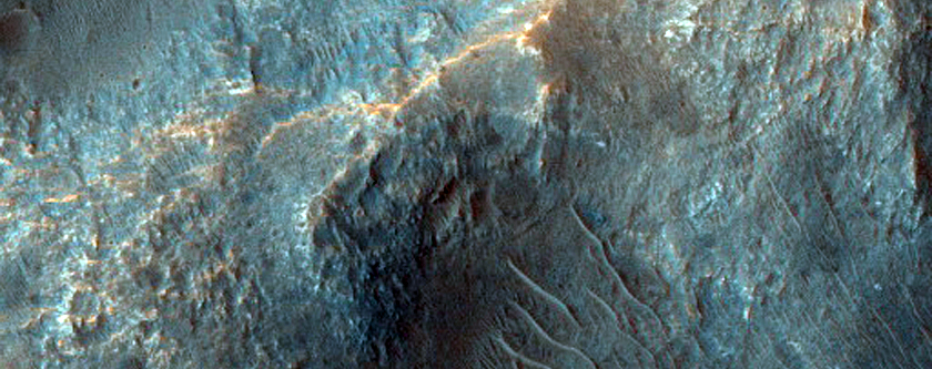 Sediments in Valleys Upslope of Ladon Valles Basin