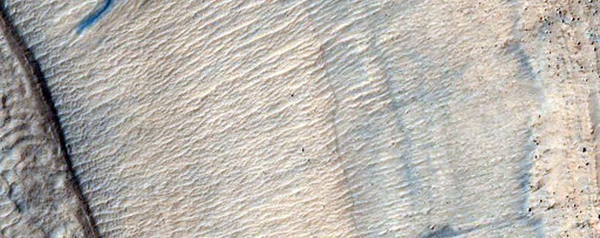 Monitor Slopes of Crater within Arrhenius Crater