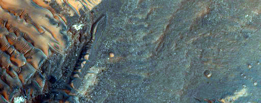 Noctis Labyrinthus Bedform Changes