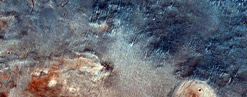 Colorful Mesa in Nili Fossae Region