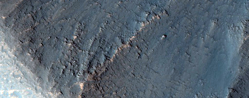 Monitor Slopes in Tithonium Chasma