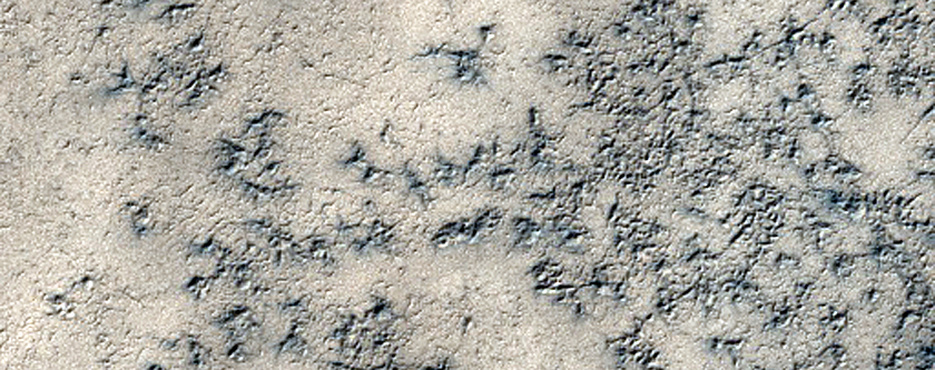 Layered Landform in South Polar Region in Mariner Image 9 Das 5492413