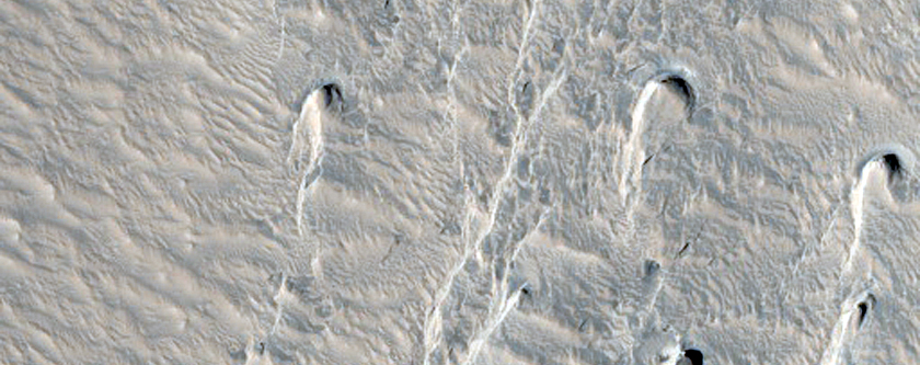 Portion of Mound in Gale Crater