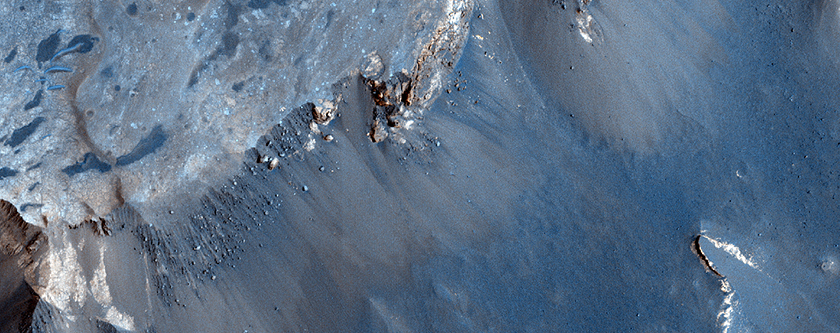 Steep Slope in Capri Chasma