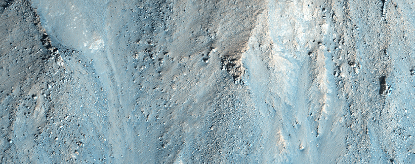 Slopes of Central Peak of Arandas Crater