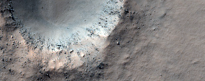 Night-IR-Bright Crater