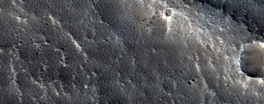 Ridges West of Tempe Fossae