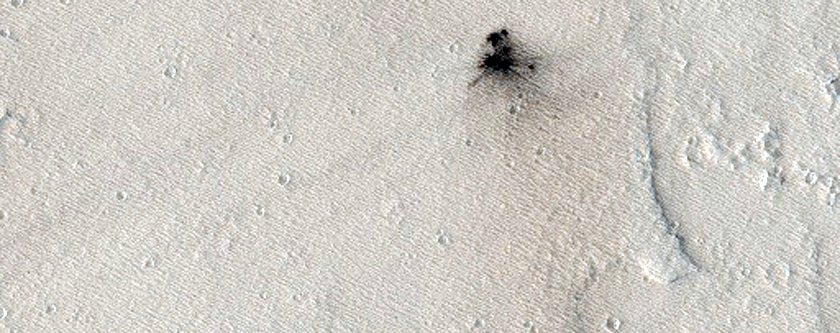 Candidate New Impact Site Formed between April 2008 and July 2012