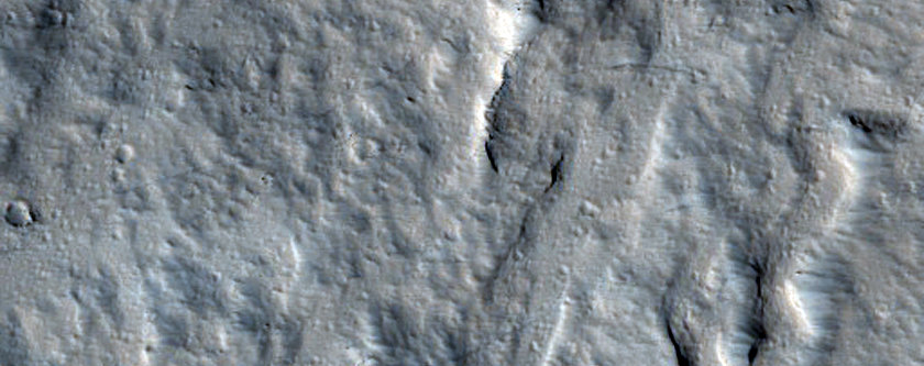 Possible Cone on Flank of Olympus Mons