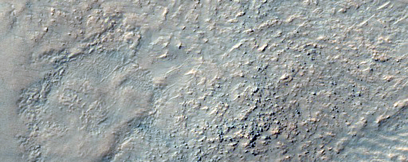 Massifs and Degraded Terrain in Terra Sirenum