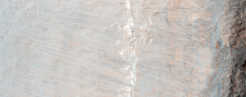 Light-Toned Bedrock in Ladon Valles