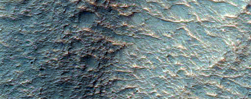 Channels on Fan Surface Northeast of Hellas Planitia