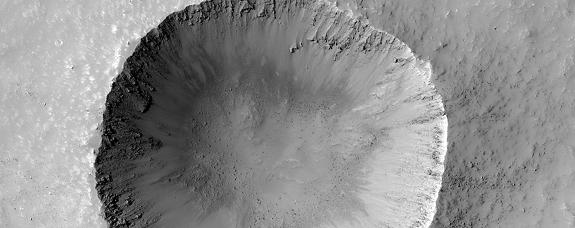 Fresh Rocky Crater