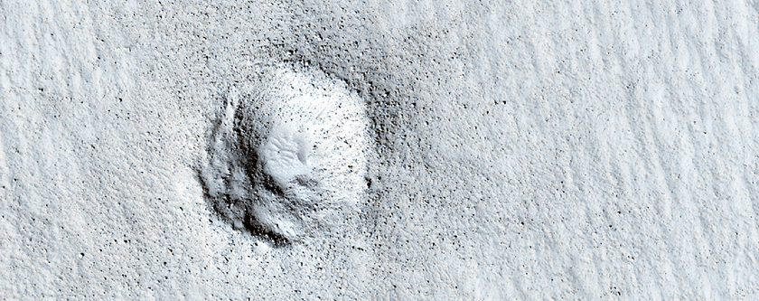 Small Very Recent Crater