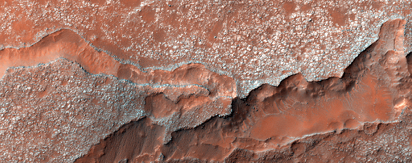 Holden Crater Impact Ejecta