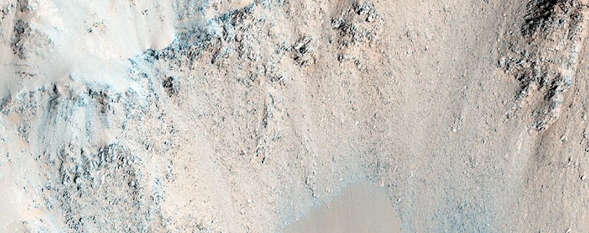 Steep Slope in Coprates Chasma