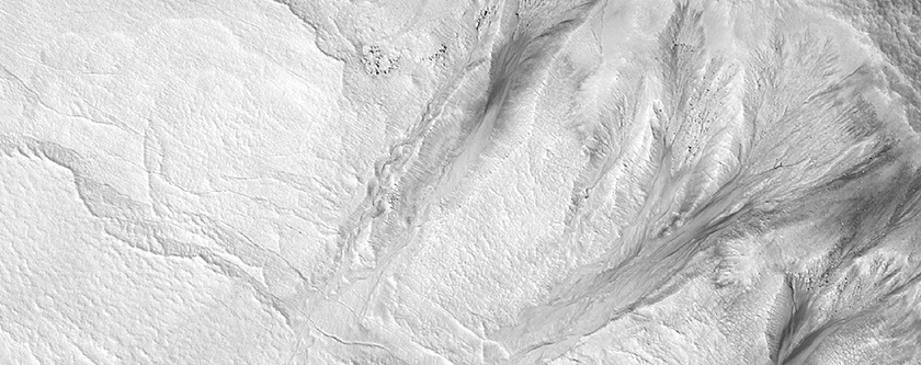 Monitor Crater Slope in Hellas Region Basin