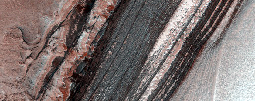 Avalanche Monitoring at Steep Chasma Boreale Headscarp