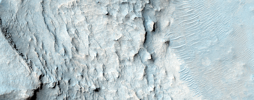 Bedrock Window North of Hellas Region
