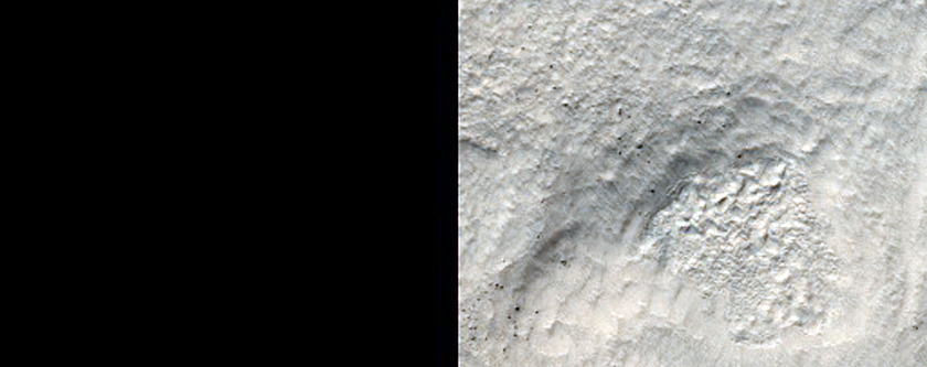 Impact Crater on Hellas Region Floor