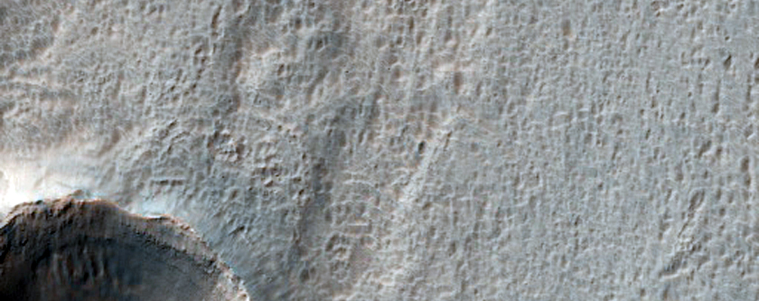 Streamlined Landforms in THEMIS Image V27359007