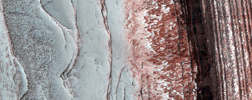 Avalanche Monitoring at Steep North Polar Scarp