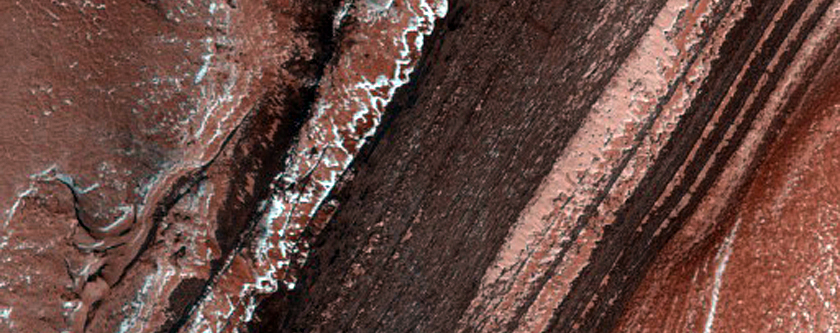 Avalanche Monitoring at Steep Chasma Boreale Headscarp