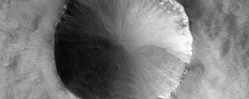 Crater on the Northern Plains