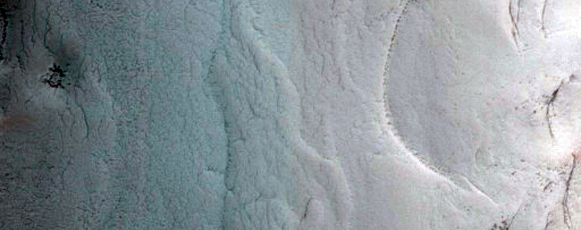 Avalanche Monitoring at Steep North Polar Scarp of Original Discovery