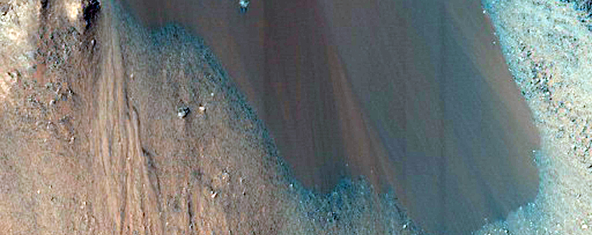Steep Slope in Coprates Chasma