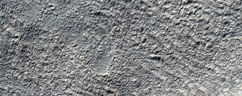Channel Entering Crater