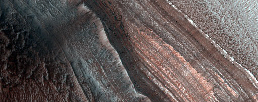 Avalanche Monitoring at Steep North Polar Scarp