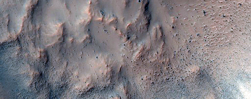Fresh 2-Kilometer Diameter Impact Crater