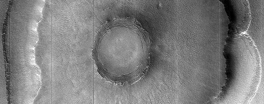 Merki um fornar strandlnur  suurhluta Isidis Planitia