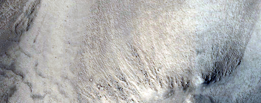 Central Pit of Large Crater